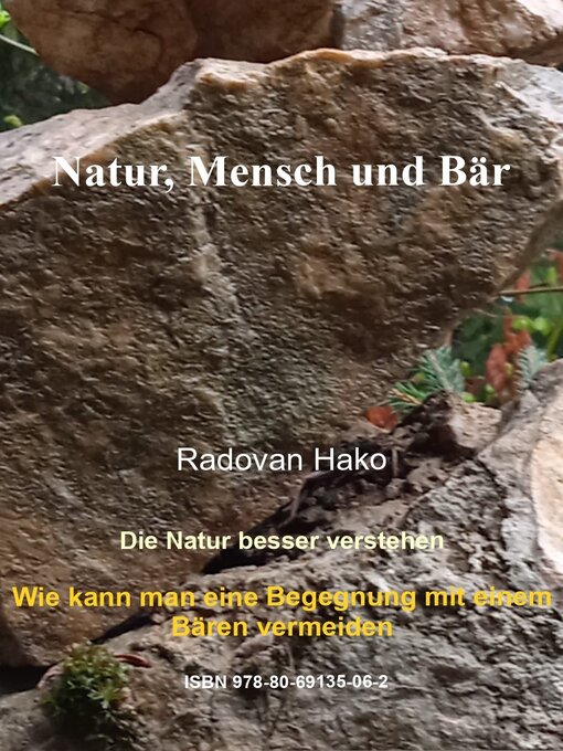 Title details for NATUR, MENSCH und BÄR by Radovan Hako - Available